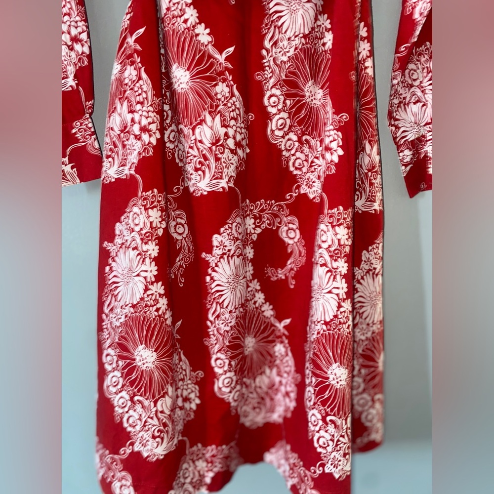 GEORGES RECH Y2k Vintage Bishop Sleeve Notched Collar Dress(can’t find anywhere) - Picture 10 of 10